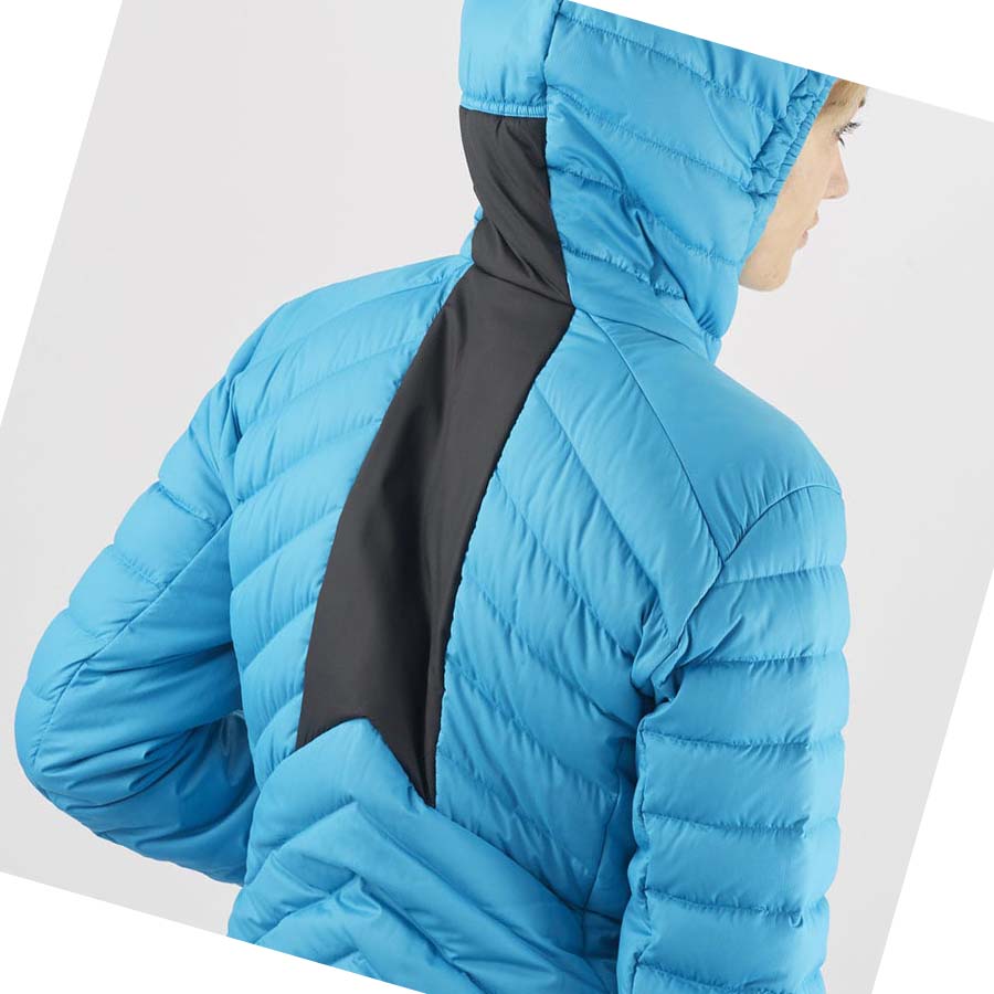 Salomon ESSENTIAL XWARM DOWN INSULATED Kabát Női Kék | HU 3178TCE